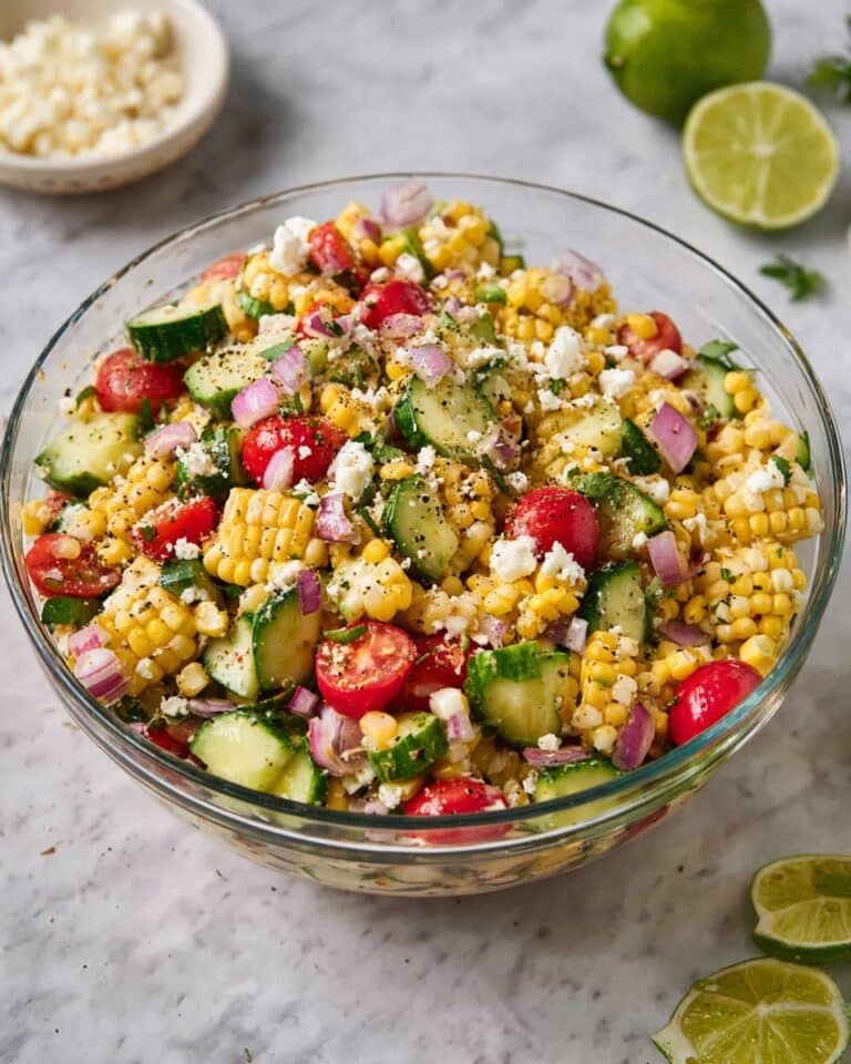 Fresh Corn Salad with Cotija, Lime, and Honey Recipe