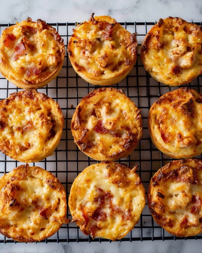 Muffin Tin Pizza Rolls with Pineapple and Mozzarella Recipe
