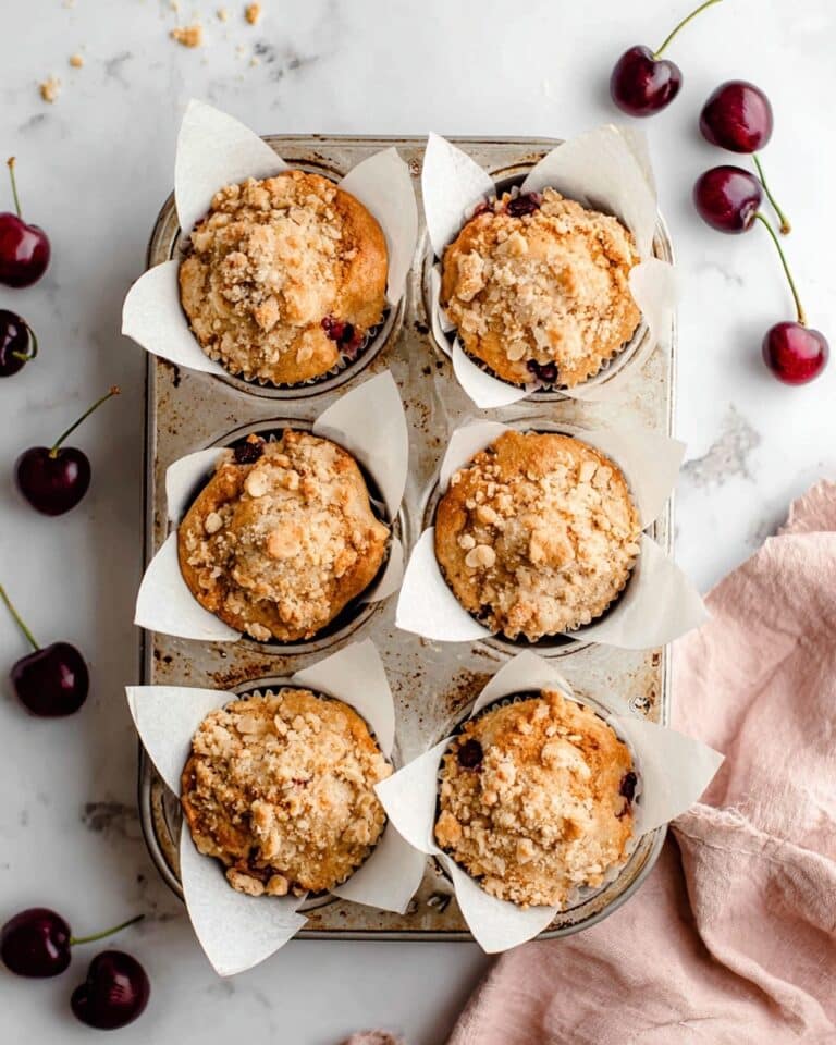 Summer Cherry Muffins Recipe