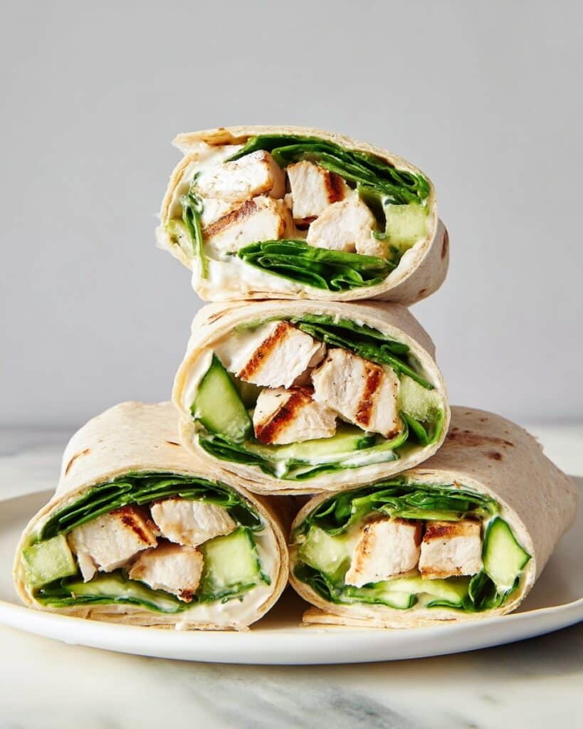 Healthy Grilled Chicken Wraps Recipe
