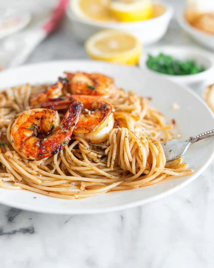 Cajun Prawns Spaghetti Recipe