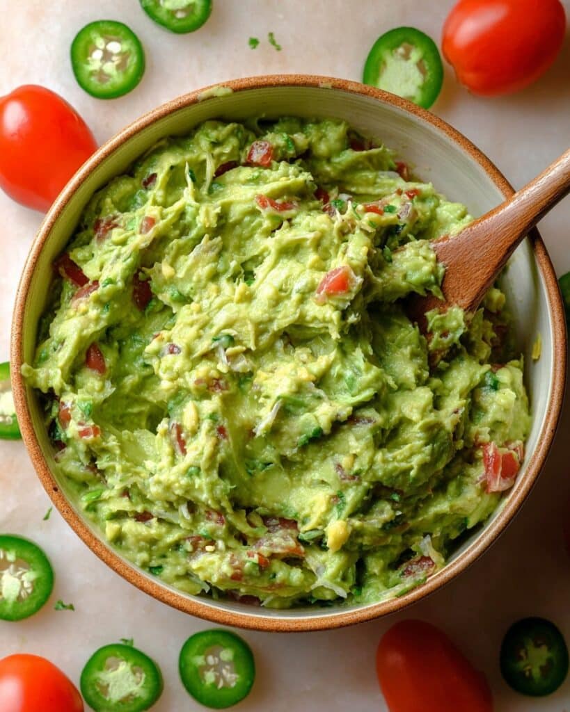 Chunky Guacamole with Tomato and Cilantro Recipe