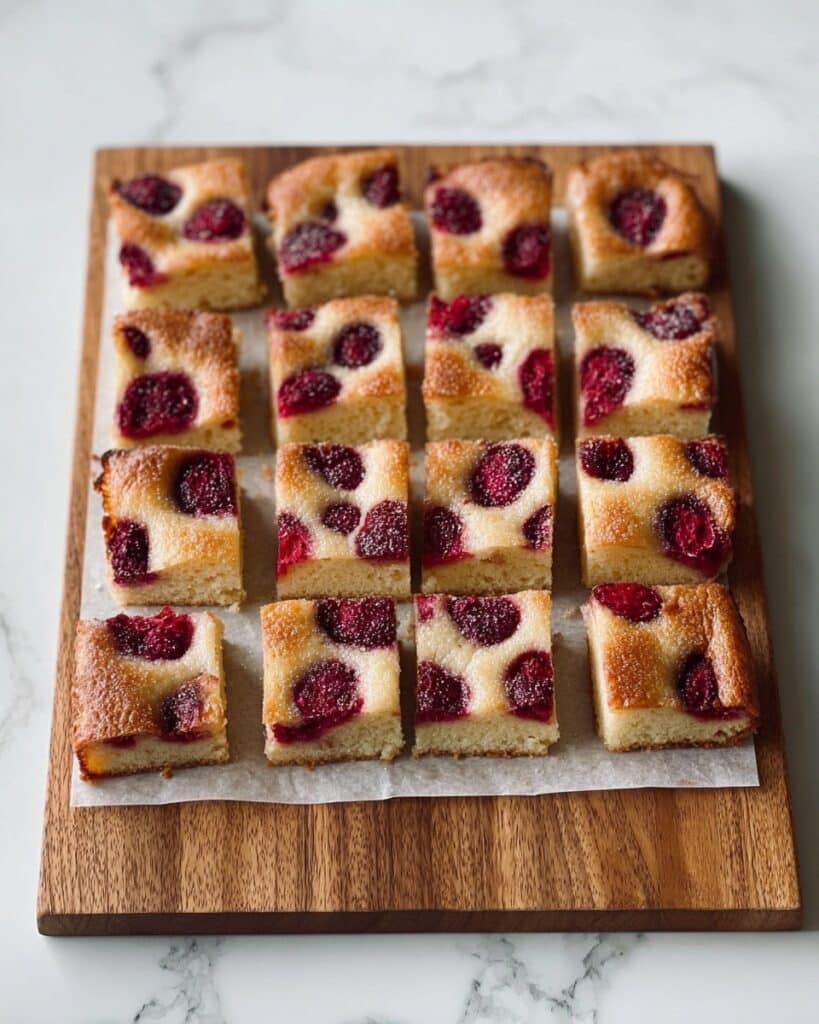 Cherry Brown Butter Bars Recipe