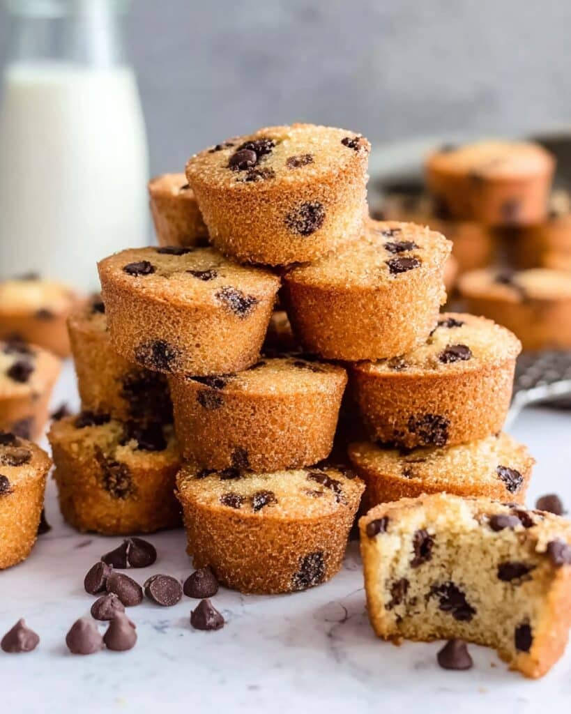Mini Chocolate Chip Pancake Mix Muffins Recipe