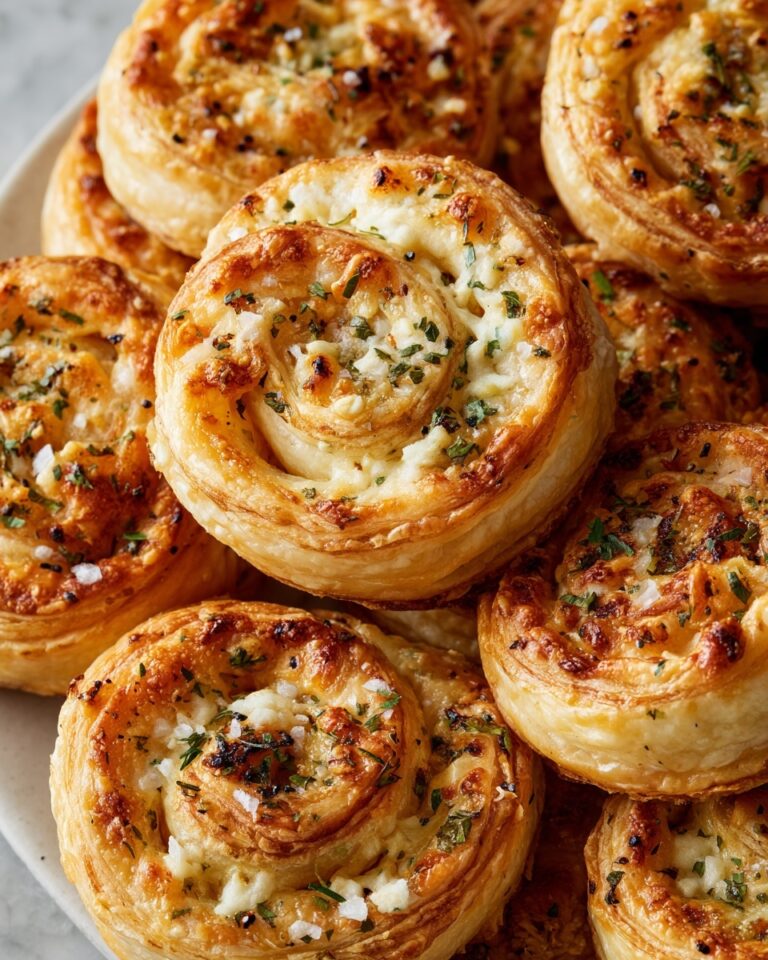 Easy Cheddar and Chive Puff Pastry Pinwheels Recipe