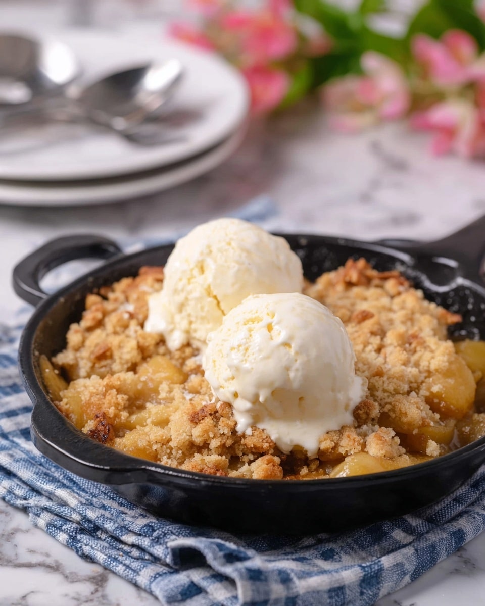 Small Batch Peach Cornmeal Cobbler for Two Recipe