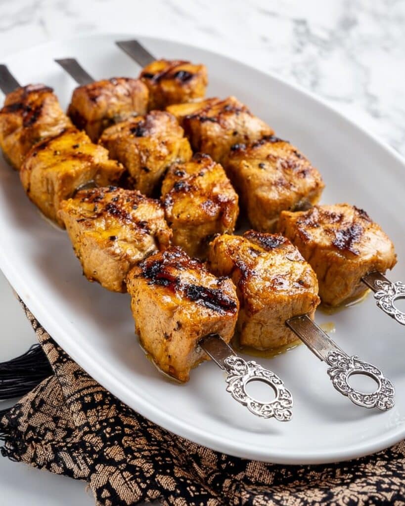 Asian Marinated Chicken Kabobs Recipe